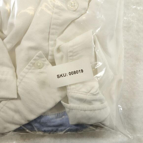 ScotteVest Shirt Mens XL White Button Up Long Sleeve Smart Casual Travel - Picture 11 of 11